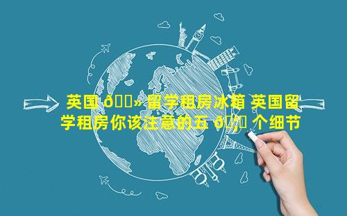 英国 🌻 留学租房冰箱 英国留学租房你该注意的五 🦋 个细节